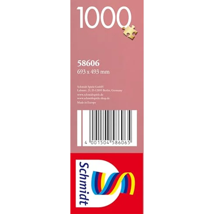 Schmidt Spiele 58606 Erinnerungen an London, 1000 Teile Puzzle mit individueller Formenvielfalt und spiegelmattem Finish – Bild 2