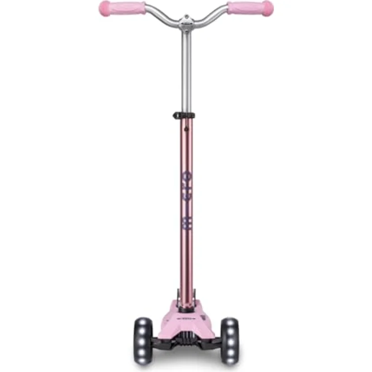 MICRO Maxi micro™ Deluxe Pro LED | Das ORIGINAL | Kinder Roller ab 5 Jahren | Premium Kinderroller von 5-7 Jahre | Höhenverstellbarer Lenker | Kickboard Scooter | 5 6 7 Jahre (Rose) – Bild 5