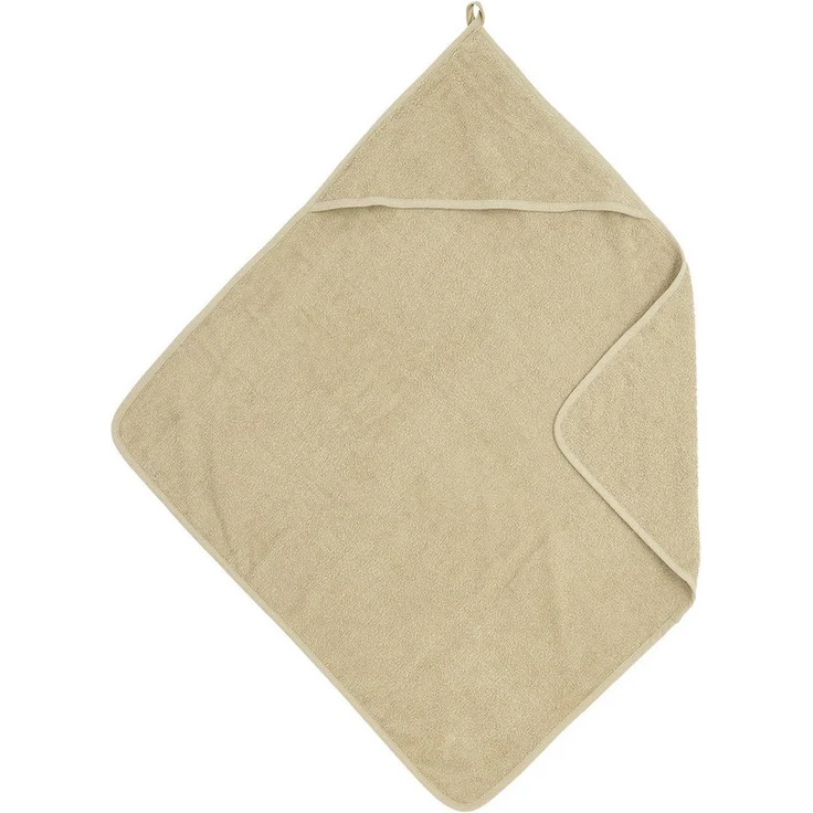 Meyco Baby Kapuzenhandtuch Uni Sand, Frottee (1-St), 75x75cm - Weicher Frottee aus 100 % Baumwolle – Bild 1