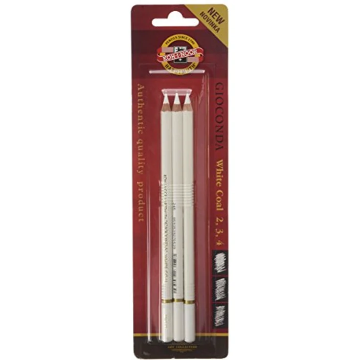 KOH-I-NOOR Bleistift, Kohle, 3 Stück, hochwertig, hergestellt in der Tschechischen Republik – Bild 1