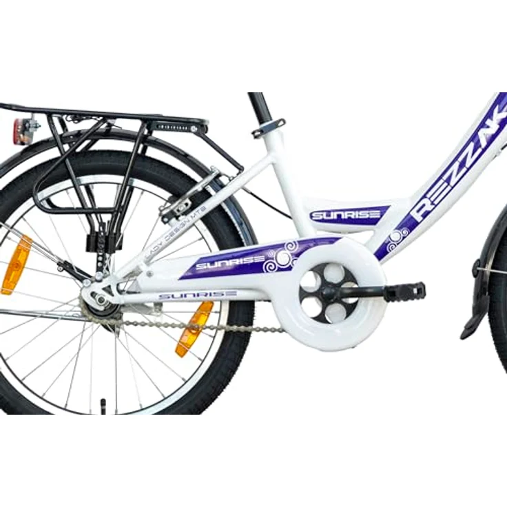 Rezzak 20 Zoll Kinderfahrrad Mädchen Rad mit Rücktrittbremse RH 33 Lila Neu – Bild 5