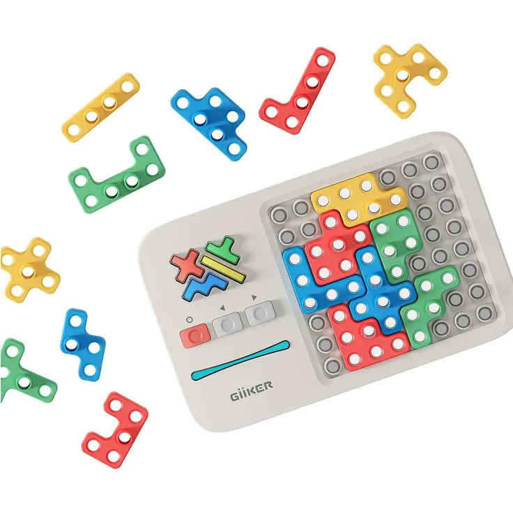 Giiker Super Blocks, Elektronisches Brettspiel für 2 Spieler, mehrsprachige Unterstützung (Deutsch, Französisch, Schweizerdeutsch, Italienisch, Englisch)