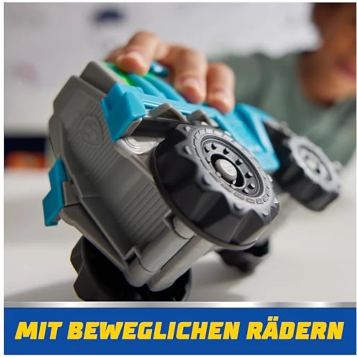 Spin Master PAW Patrol Spielzeug-Auto Rex, Geländefahrzeug aus recyceltem Material, ca. 7 cm mit Rampe – Bild 6