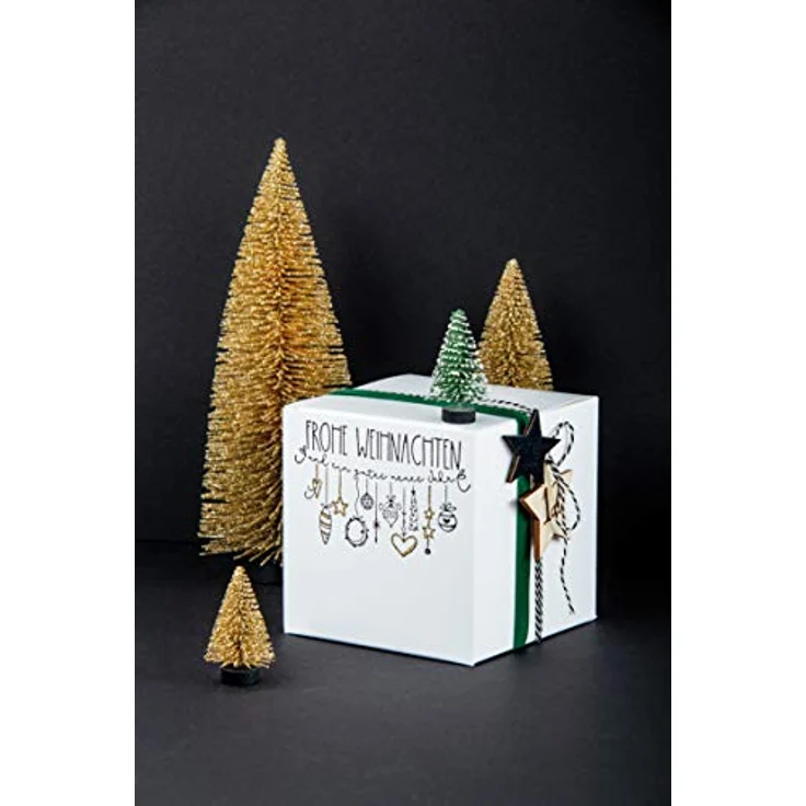 Rayher 29191000 Stempel "Frohe Weihnachten" - Girlande, 6x10cm – Bild 3