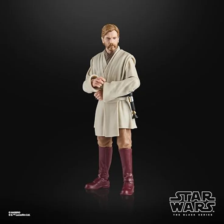Star Wars The Black Series Obi-Wan Kenobi, Premium Action-Figur (15 cm) mit blauem Lichtschwert aus Episode III: Die Rache der Sith, beweglich, fotorealistisches Design – Bild 3