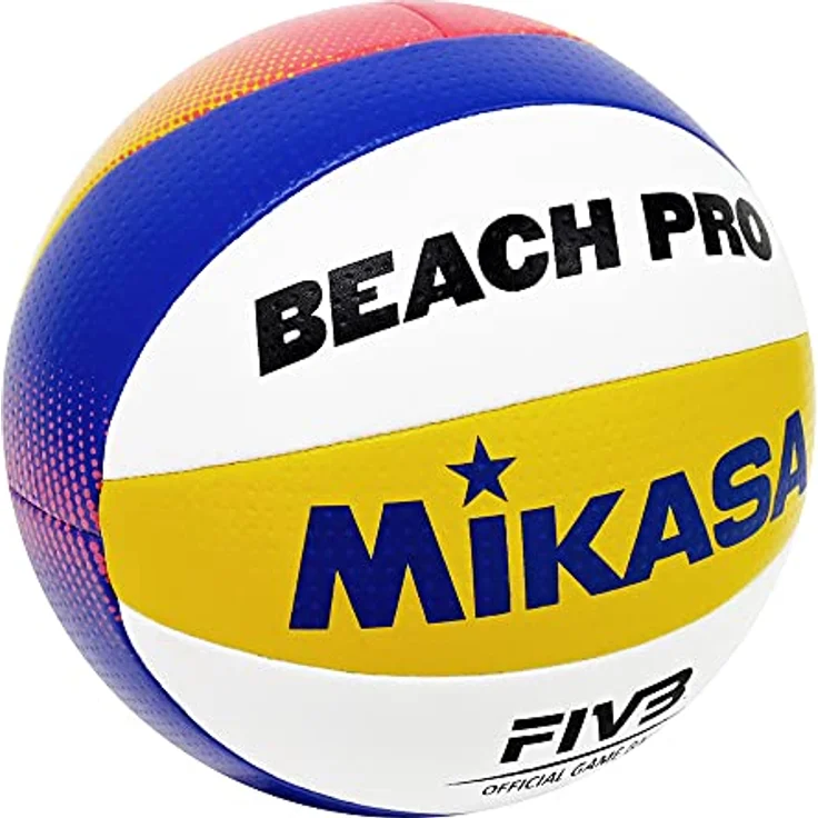 Hammer MIKASA Beach Pro BV550C FIVB, offizieller Beachvolleyball mit Dimple-Technologie und umweltfreundlichem Synthetikleder – Bild 2