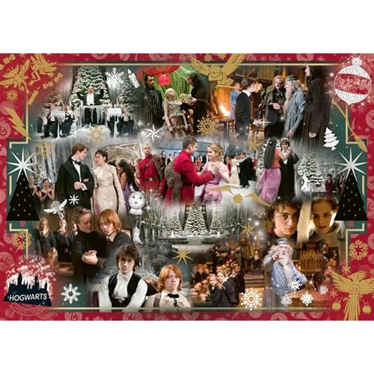 Ravensburger Puzzle 12001507 - Holidays at Hogwarts, 1000 Teile Puzzlestück mit fantasievollem Motiv für Erwachsene und Kinder ab 14 Jahren, 70 cm x 50 cm – Bild 1