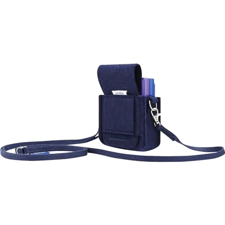 magnetoplan Marker-Holster ecoAware, 110 x 150 mm, Dunkelblau, mit Schultergurt und Gürtelschlaufe, IF Design Award 2022 – Bild 4