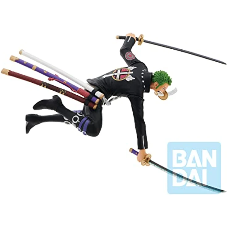 BANDAI Banpresto Ichiban - One Piece - Roronoa Zoro (Film Red) Sammelfigur – Bild 2