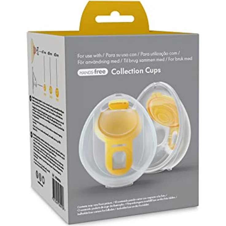 Medela Hands-free Brusthauben, 2 x Brusthauben, BPA-frei, Zubehör für Medela Freestyle Milchpumpe, 3 Größen (21/24/27 mm) – Bild 2