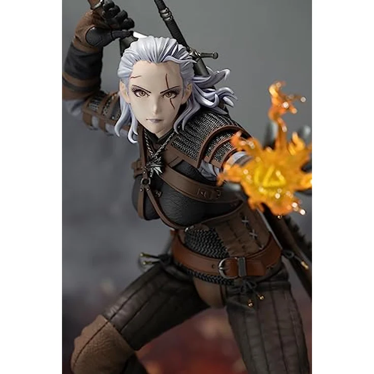 Kotobukiya - "The Witcher" Figur – Geralt Bishoujo, 26 cm, detaillierte Rüstung und dynamische Pose – Bild 8
