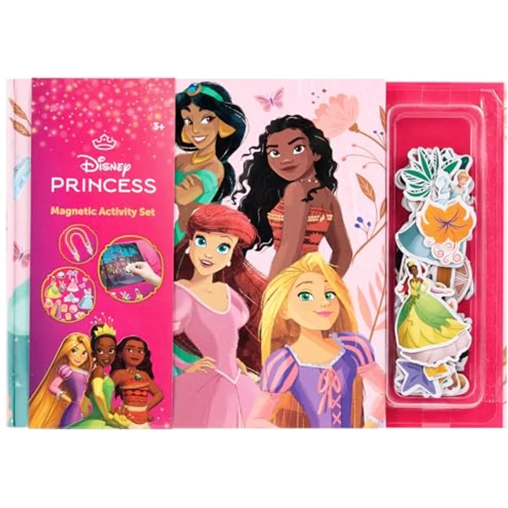 Canenco Sticker Disney Princess - Magnet Buch, mit Verschluckbare Kleinteile, Erstickungsgefahr, nicht geeignet für Kinder unter 3 Jahren – Bild 2