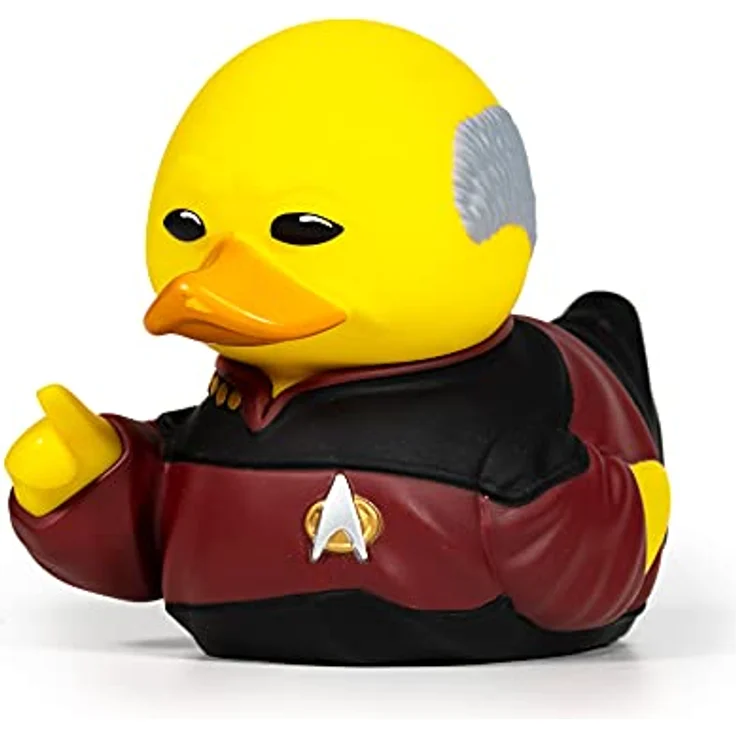 TUBBZ Box-Ausgabe Jean-Luc Picard, Sammler-Vinyl-Gummiente Figur, 9 cm groß, offizielles Star Trek Merchandise – Bild 1