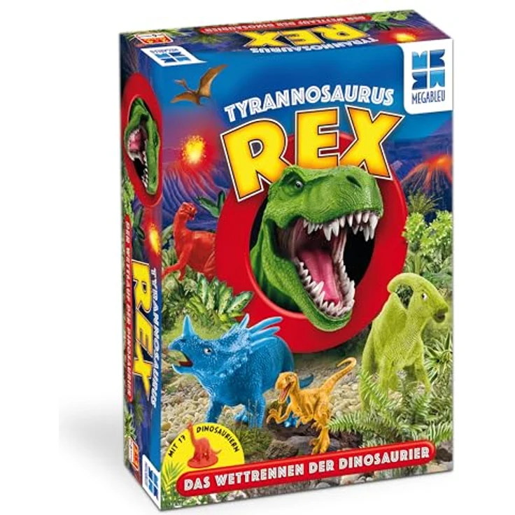 Megableu Tyrannosaurus Rex Familienspiel, für 2 bis 4 Spieler, Flexible Gestaltung, Langlebigkeit, Robustheit – Bild 3