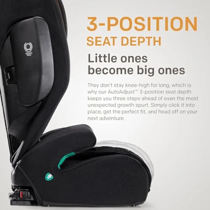 Joie Signature i-Traver i-Size Kindersitz, 3,5 bis 12 Jahre (100-150 cm), mit ISOFIX und TriProtect Kopfstütze, Eclipse – Bild 8