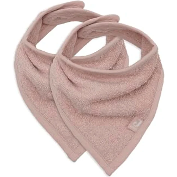 Jollein Sabberlätzchen Baby Bandana Wild Rose 2er Pack 100% Baumwolle Klettverschluss Babylatz Lätzchen Baby – Bild 1