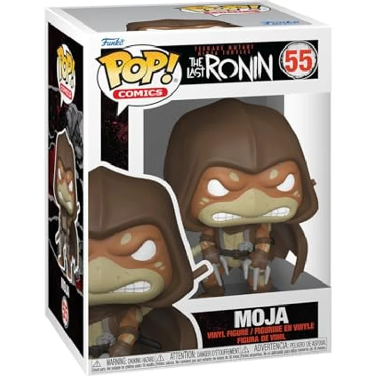 Funko Pop! Comics: Teenage Mutant Ninja Turtles Moja, Vinyl-Sammelfigur, 9,5 cm, offizielles Merchandise für TMNT Fans – Bild 1