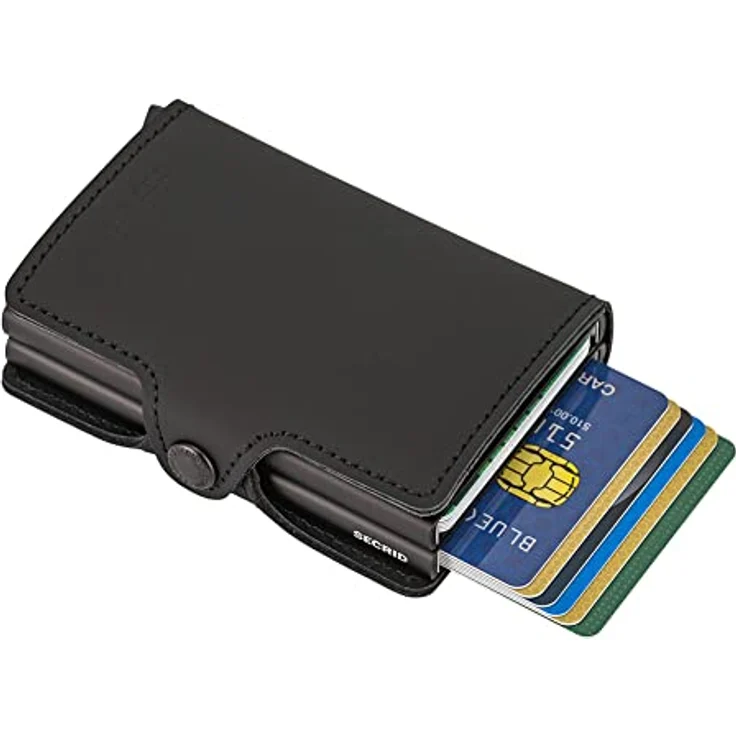 Secrid Geldbörse Twinwallet Matte Black One Size – Bild 3
