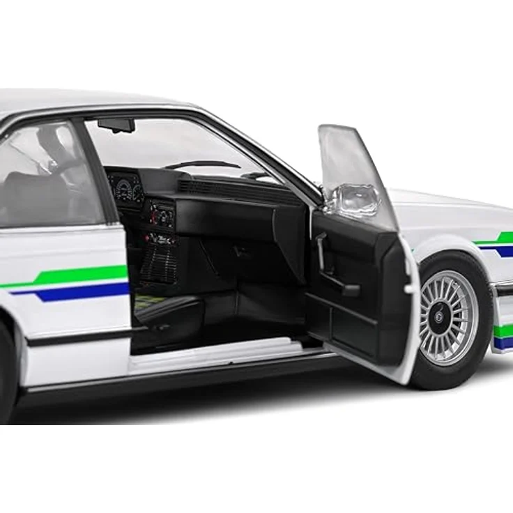 Solido 1:18 Alpina B7 Turbo (E24) 1984, Modellfahrzeug in weiß, Die-Cast mit Kunststoffsockel – Bild 2
