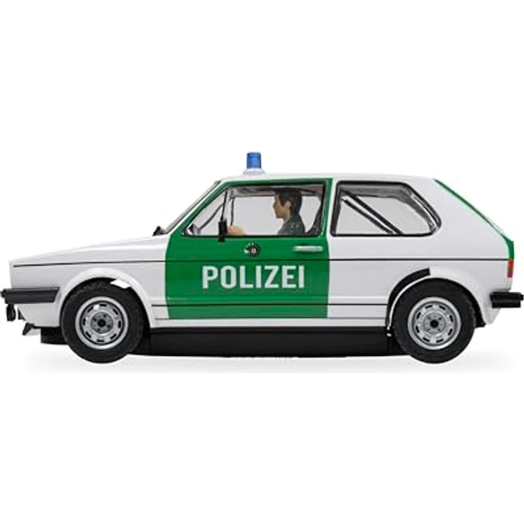 Scalextric Volkswagen Golf MK1 - Polizei, Maßstab 1:32, detailgetreues Modell für Rennbahn-Enthusiasten und Sammler – Bild 2