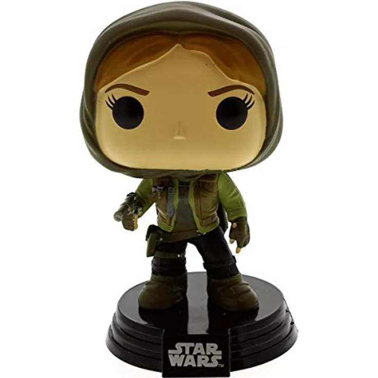 Funko 10450 POP Bobble: Star Wars: Rogue One: Jyn Erso Hooded (Exc) – Bild 2