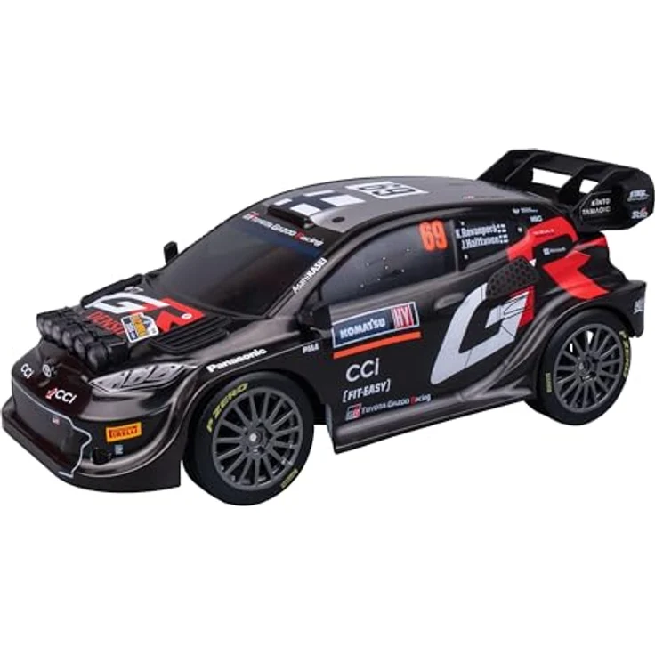 M MOLTO GR Toyota Rally 1:18 – Ferngesteuertes Auto, Nachbildung Kalle Rovanperä, hohe Geschwindigkeit, lenkbar, spielfertig für Kinder und Jugendliche – Bild 3