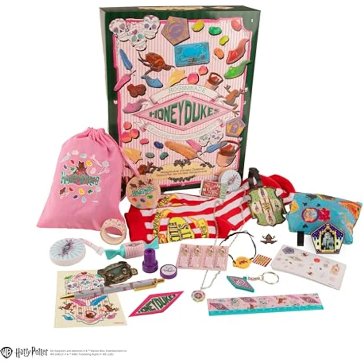 Cinereplicas Harry Potter Honeydukes Adventskalender 2025, offizielles Lizenzprodukt mit 24 Überraschungen und festlichem Design – Bild 4