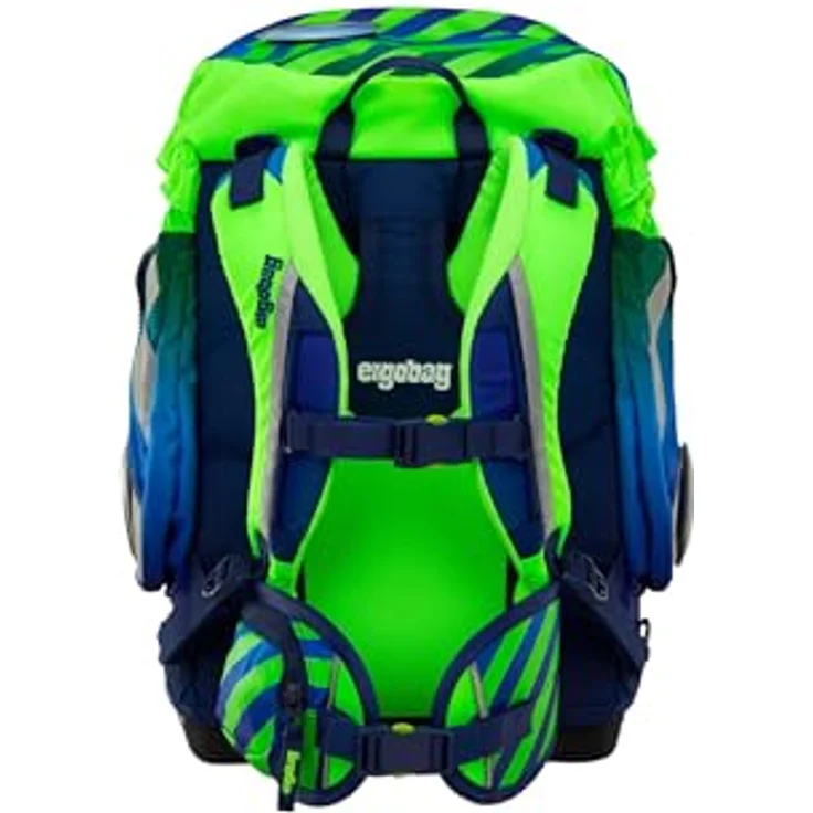 ergobag Schulranzen Schulranzen-Set PACK TruckBär 6-teilig, ergonomisch, höhenverstellbar, Your-Size-System, 20 Liter Volumen – Bild 4