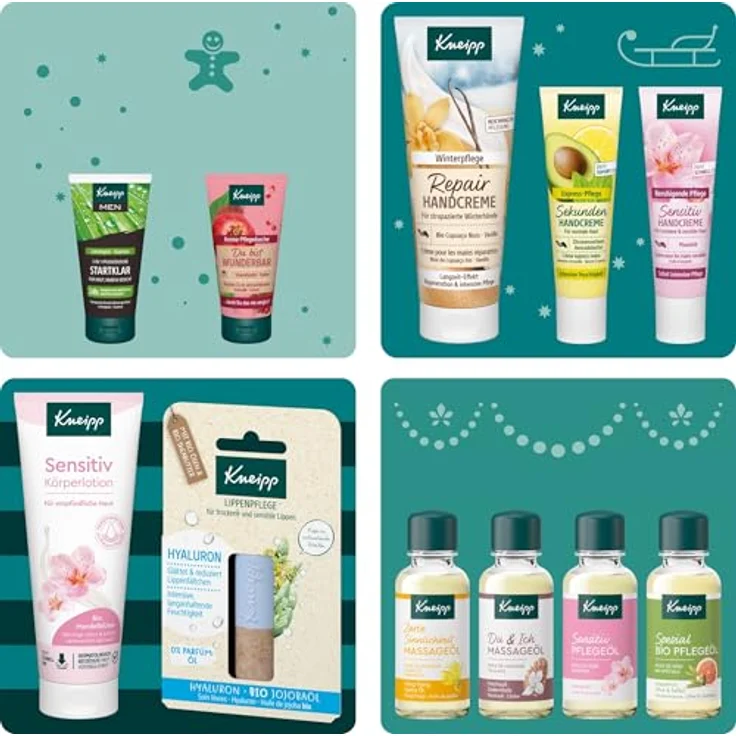 Kneipp Adventskalender 2024, 24-teilig mit Badezusätzen und Hautpflege für entspannende Vorweihnachtszeit – Bild 4