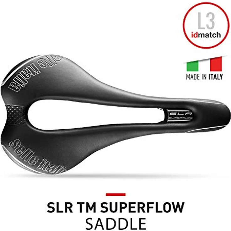 Selle Italia SLR Superflow TM Sattel Schwarz 2017 Mountainbike Sattel – Bild 2