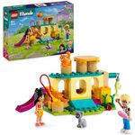 LEGO Friends Abenteuer auf dem Katzenspielplatz, Set mit Spielzeug-Tieren und Figuren, inkl. Olly, Liann und 2 Katzenfiguren, für Kinder ab 5 Jahren 42612