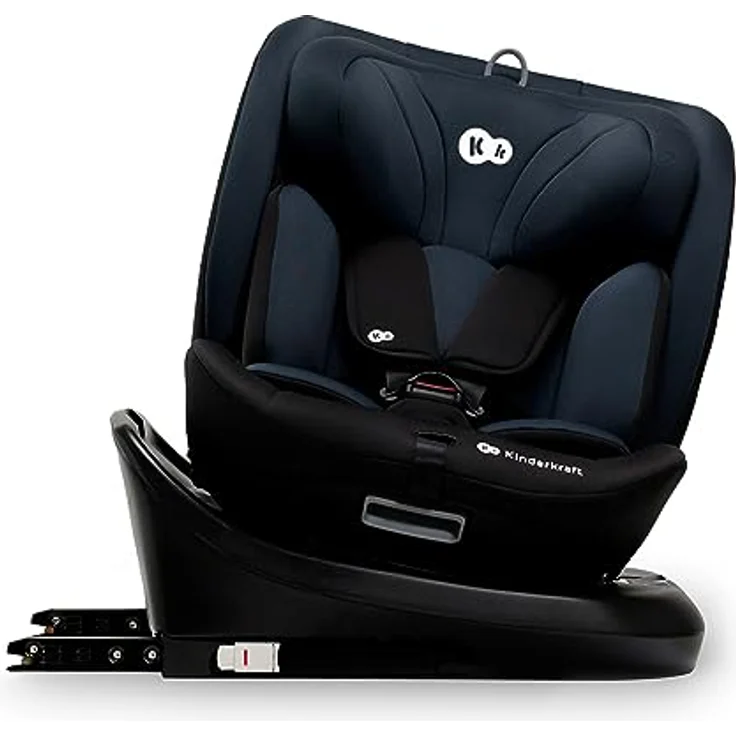 Kinderkraft i-GROW i-Size, Reboarder-Kindersitz drehbar ab Geburt bis 12 Jahre (40-150 cm), inkl. Isofix-Basis & Top Tether - Black – Bild 10