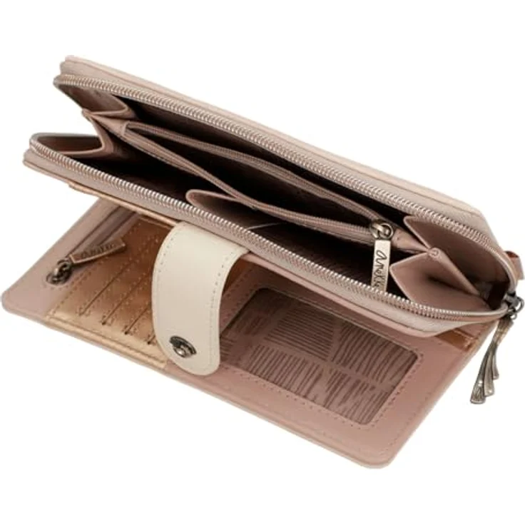 Anekke Studio Geldbörse mit RFID Schutz, mehrfarbig, 18 cm x 10 cm x 3 cm aus 100% Polyurethan – Bild 4
