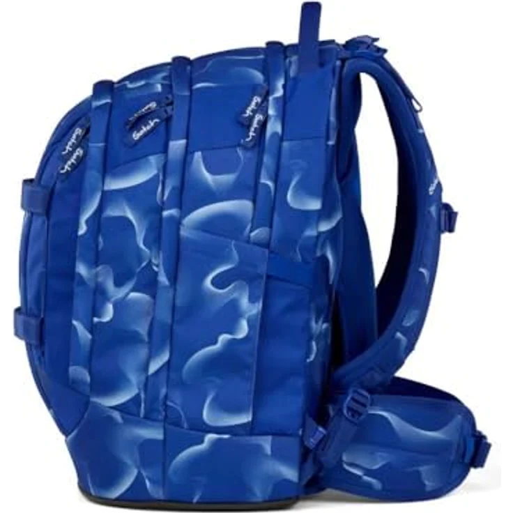 Satch Pack Schulrucksack Set 3tlg. inkl. Schlamperbox und Sportbeutel, 3D Soft-Mesh Rückensystem, Vibrant Blue, 30 Liter – Bild 3