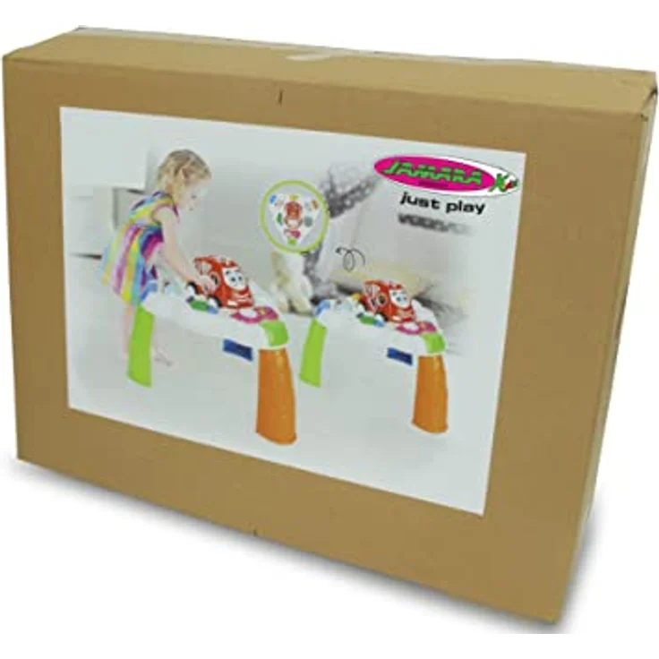 JAMARA KIDS Spieltisch mit Formauto und Handy, Lerncomputer mit LED Lichteffekten, Weiß – Bild 7