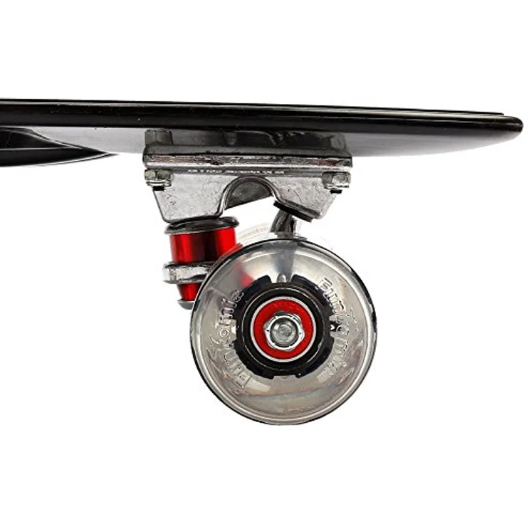 FunTomia Kinder Skateboard Cruiserboard Miniboard 57cm mit oder ohne LED Leuchtrollen Alu Truck Mach1 Kugellager Cruiser Mini Board – Bild 5