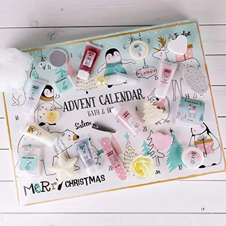 ACCENTRA Adventskalender Wellness Happy Holidays 6050480IT, Beauty & Kosmetik Überraschungen, 24-teilig – Bild 3