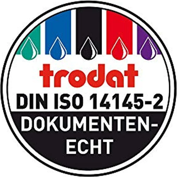 TRODAT Stempel Stempel-Ersatzkissen 6/4817, rot, 2er Packung – Bild 5