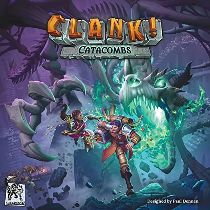 Renegade Game Studios Clank! Catacombs, eigenständiges Deck-Building Brettspiel mit einzigartigem Verlies-Design und neuem Dungeon-Deck – Bild 2