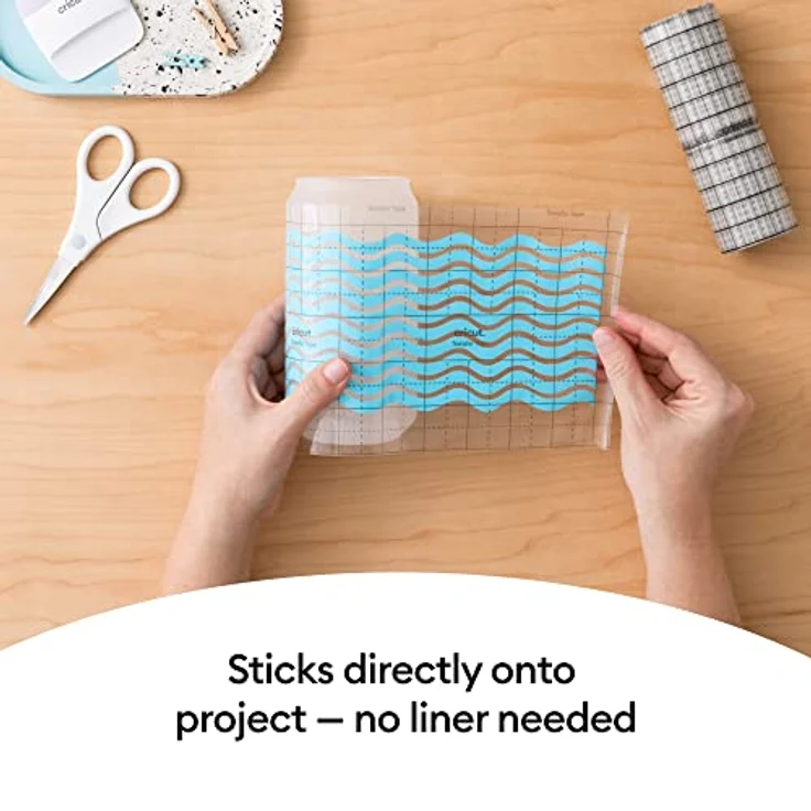 Cricut™ Joy Transferklebeband ohne Trägerfolie für Vinylfolien, 13,9 cm x 3,04 m, 1 Rolle – Bild 5