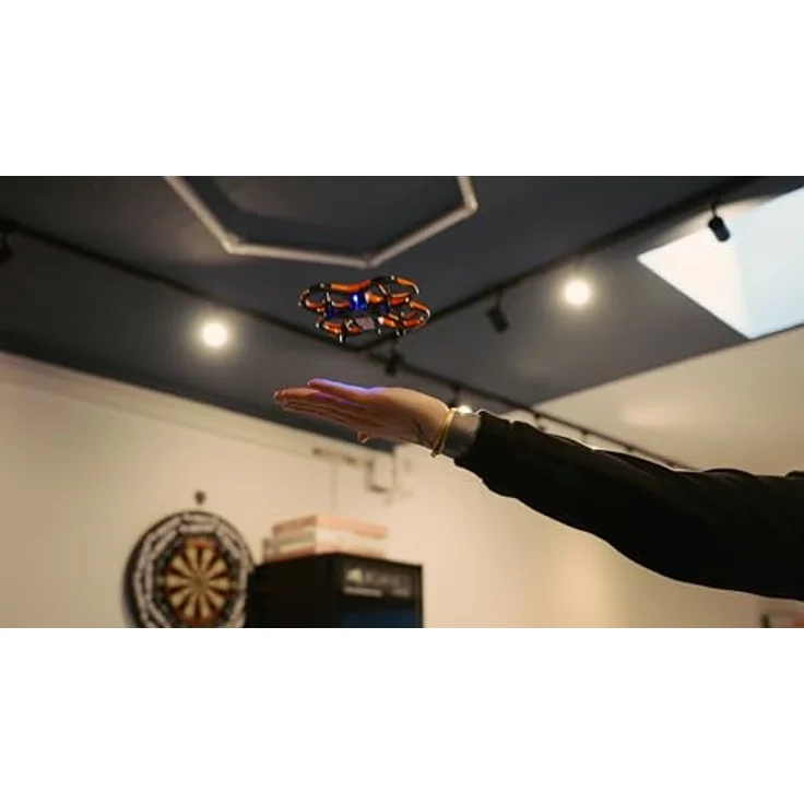 Tamiya Cyber Drone IR RTF, Quadrokopter mit Lipo Flugakku 3,7V/600mAh, orange – Bild 8