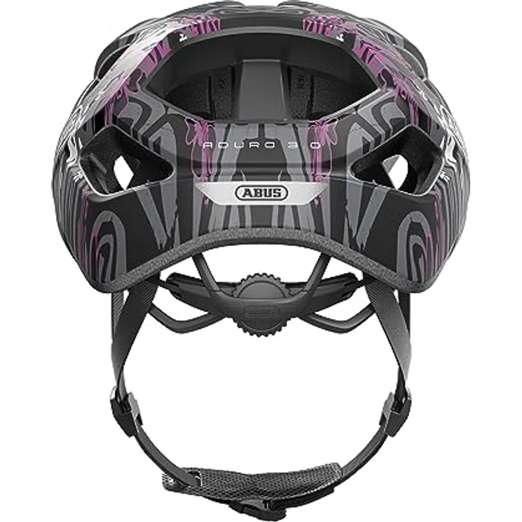 ABUS Fahrradhelm Aduro 3.0 - Sportiver City-Helm für Damen und Herren, Schwarz, Größe M – Bild 3