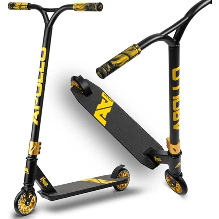 Apollo Stuntscooter Hawk - Freestyle Kickscooter für Kinder und Erwachsene, Kinderroller, Trick Roller für Jungen und Mädchen ab 6 Jahren, Stunt Scooter für Beginner und erfahrene Kids, Stunt Roller, Aluminium, blau – Bild 1