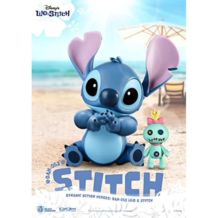 Beast Kingdom Lilo & Stitch Dynamic 8ction Heroes Actionfigur 1/9 Stitch, 18 cm mit Zubehörteilen – Bild 3