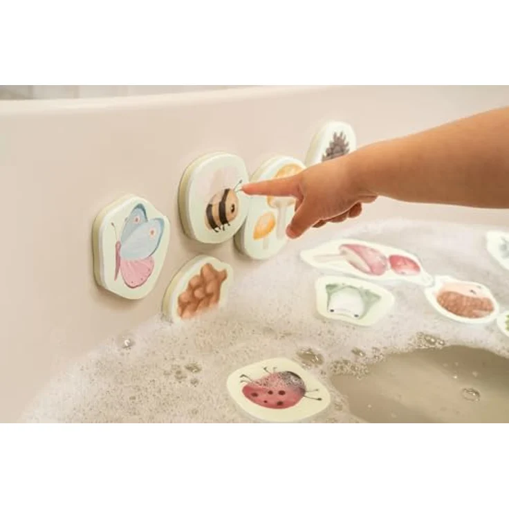 Little Dutch Forest Friends Bath Foam Figures, Schaumstoffaufkleber für die Badewanne, 16 Stück, fördert Kreativität und motorische Fähigkeiten, geeignet für Kinder ab 10 Monaten – Bild 5