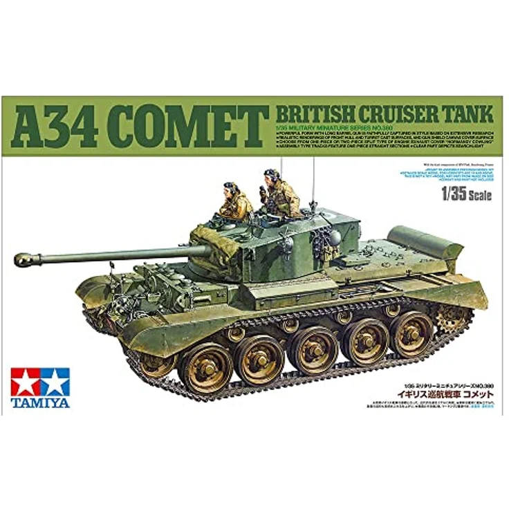 TAMIYA Britischer Panzerkreuzer A34 Comet 1/35 – Bild 3