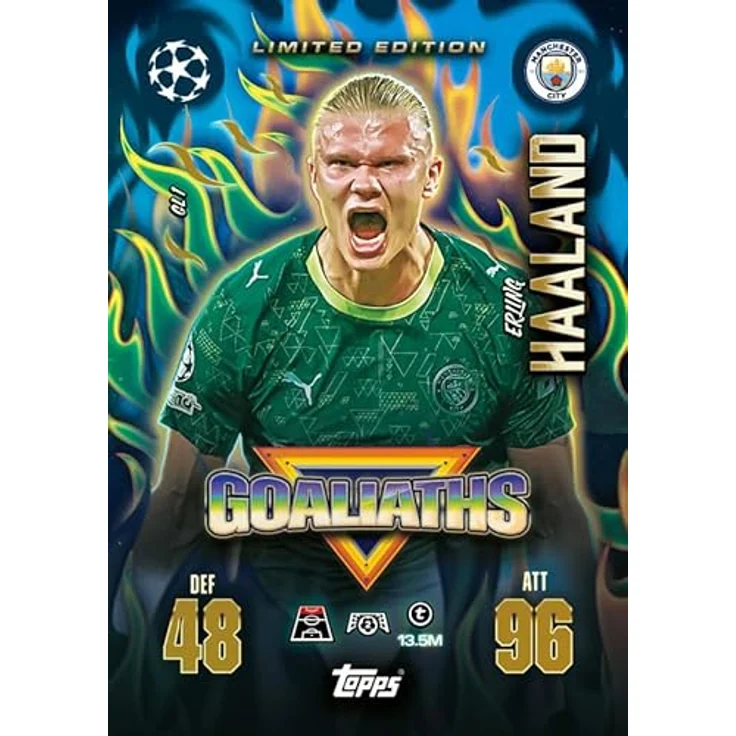 Topps Match Attax Champions League 2025/26 EXTRA, 1 Mega Tin Box mit 48 Sammelkarten und 3 LIMITED EDITION Karten, zufällige Auswahl – Bild 9