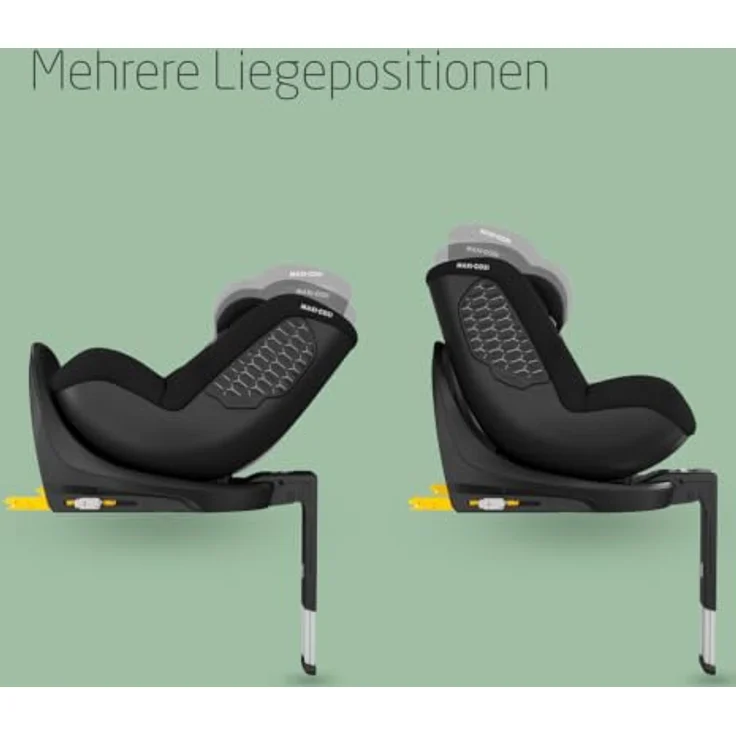 Maxi-Cosi Mica 360 S Comfort, Babyschale mit atmungsaktiven Stoffen, Autositz mit FlexiSpin-Drehung, ab 0 Monate bis 4 Jahre, mehrere Liegepositionen, G-CELL Seitenaufprallschutz – Bild 3
