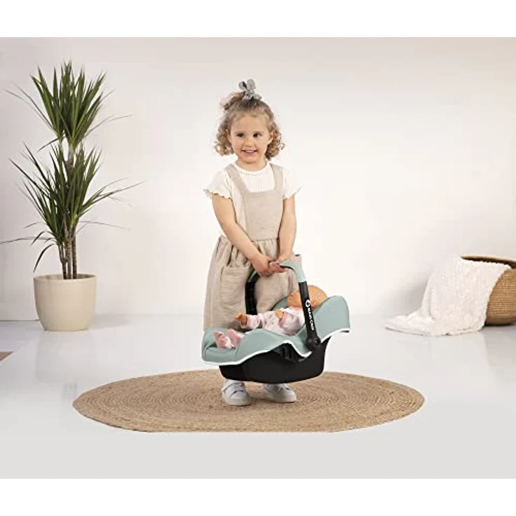 Smoby - Maxi-Cosi Puppenautositz - Autositz mit Tragebügel im Original Maxi-Cosi Design, Puppen-Zubehör für Puppen bis 42 cm, für Kinder ab 3 Jahren – Bild 3