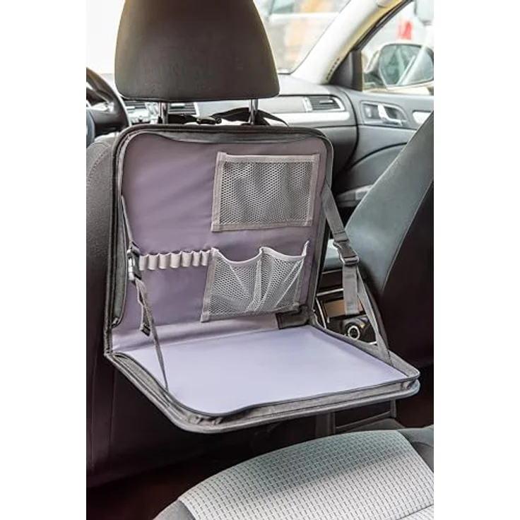 Dooky Rücksitzorganizer Dooky, verstellbarer Rücksitztisch mit Tablet-Halter und platzsparendem Design, ideal für Familienreisen – Bild 8